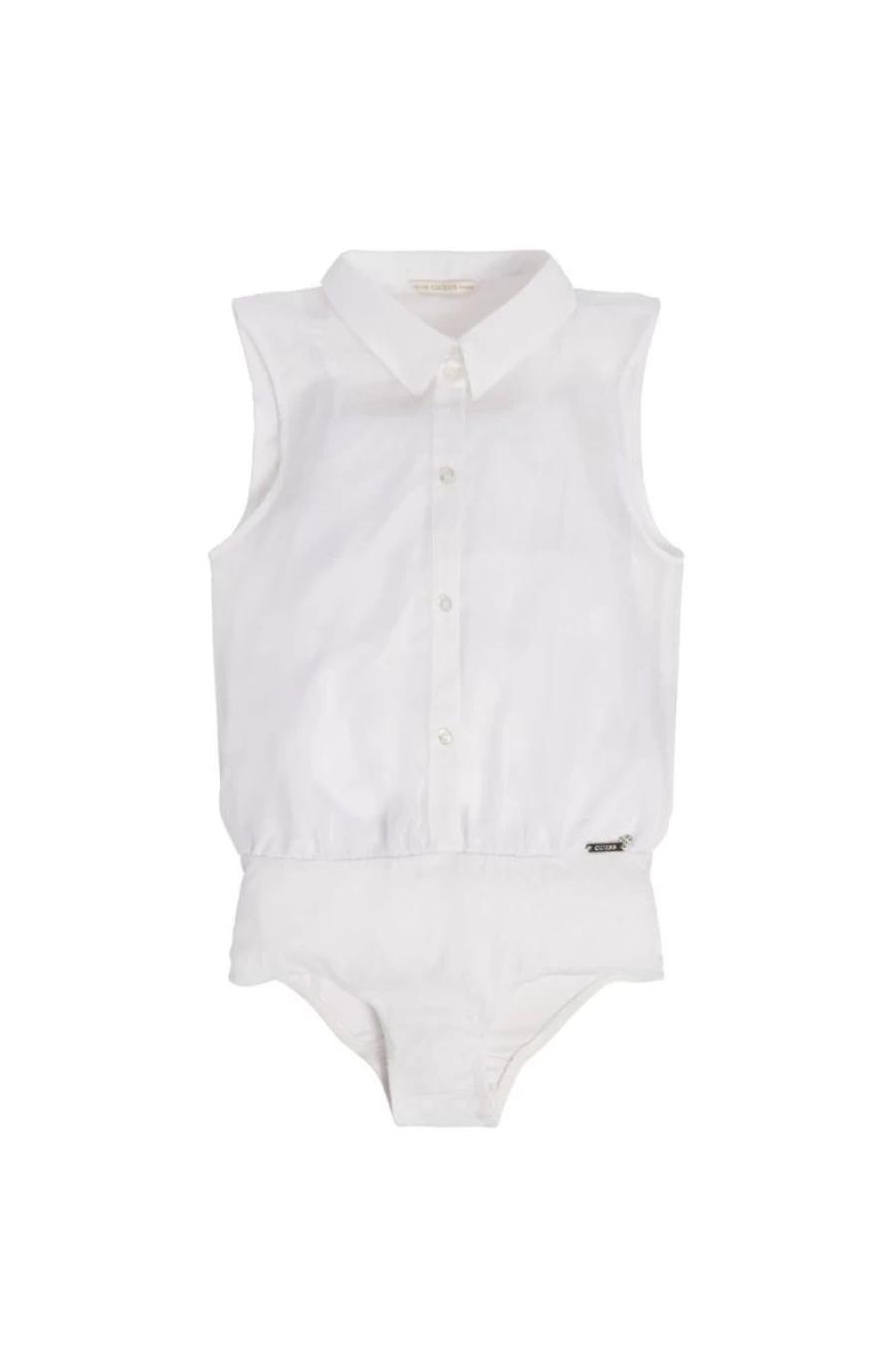GUESS Girls' White Chiffon Shirt Blouse - Elegant & Breathable Top