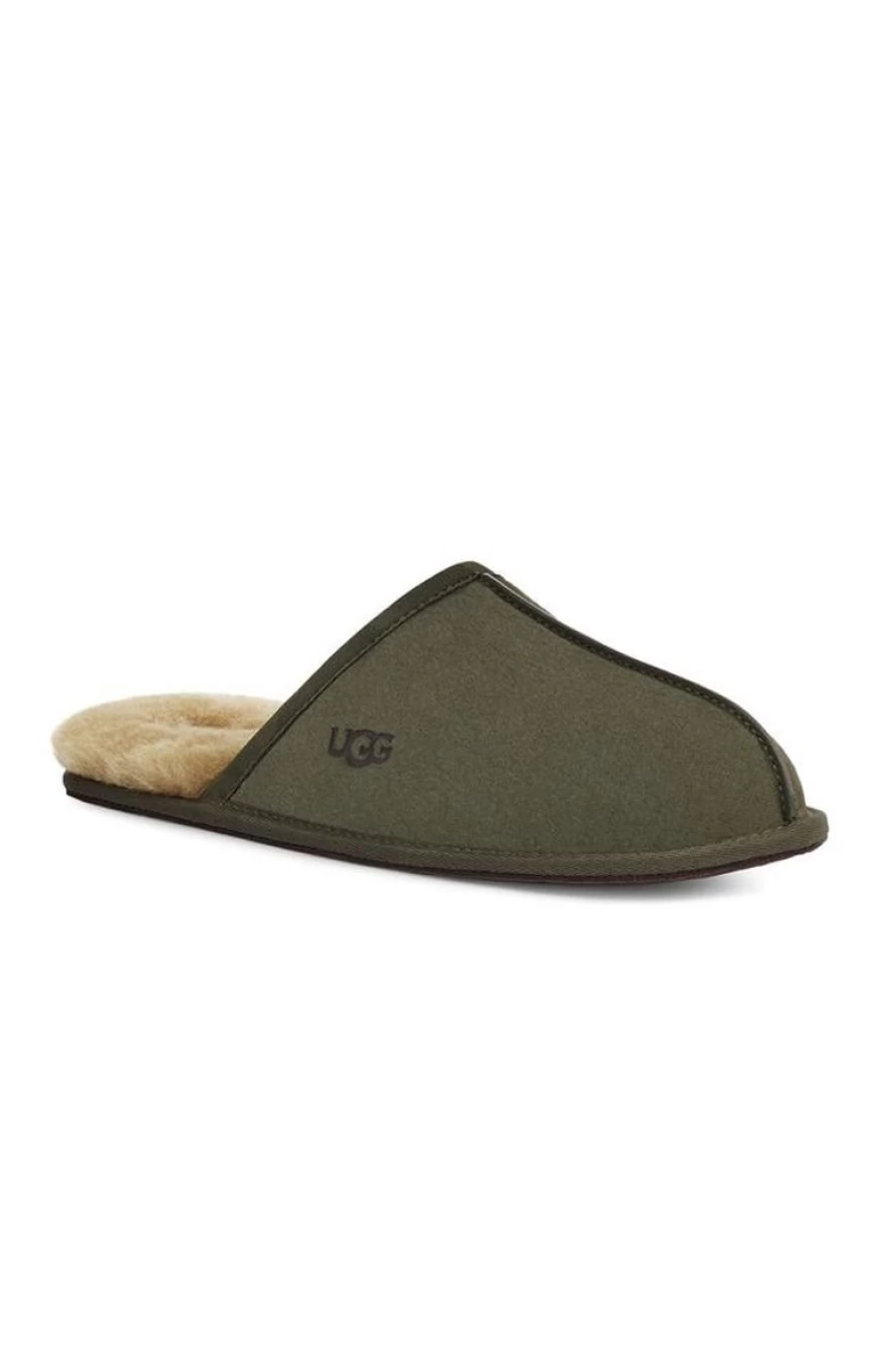 UGG Men's Navy Blue Scuff Slippers - Comfortable House Shoes