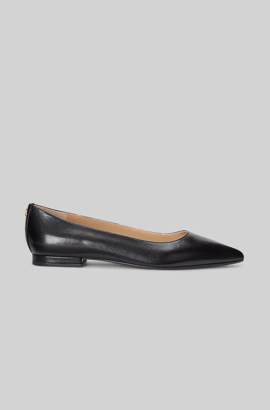 RALPH LAUREN Women's Londyn Burnished Leather Ballet Flats - Classic Comfortable Loafers