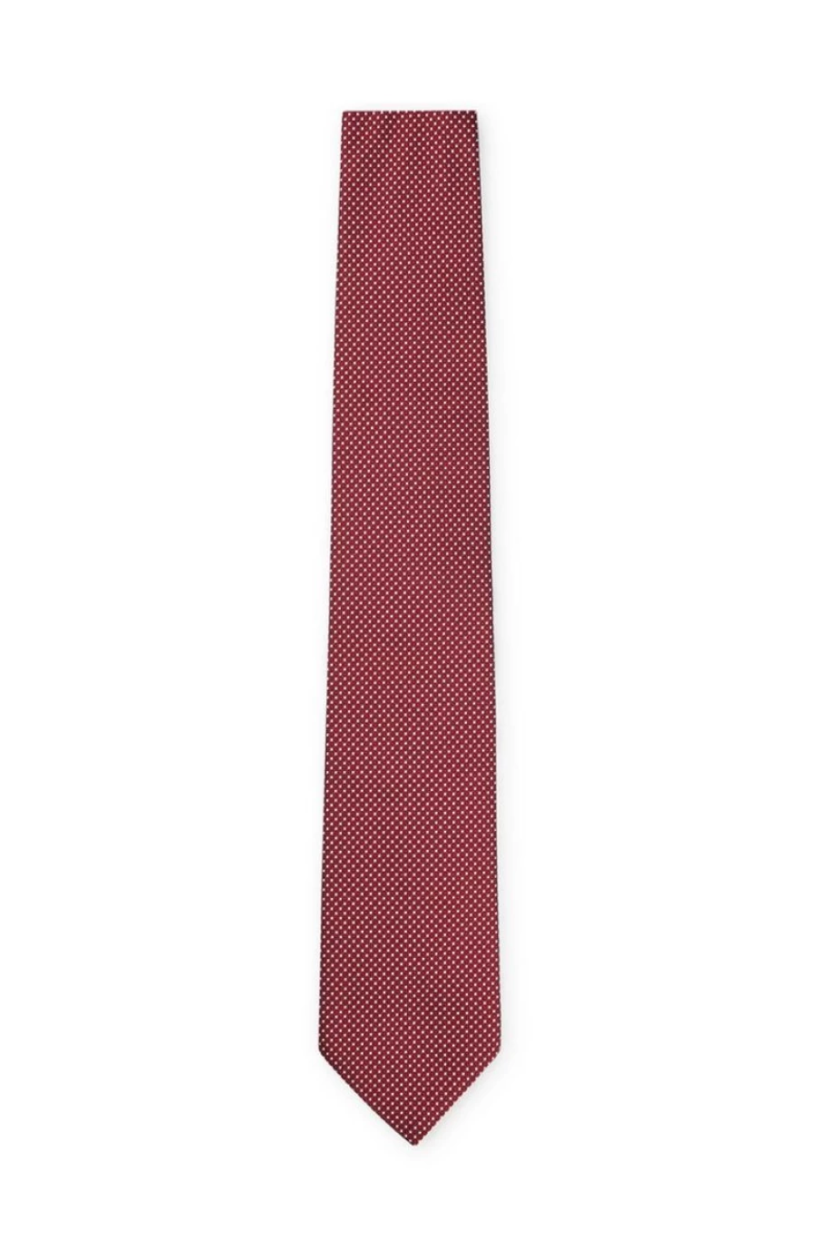HUGO BOSS Men's Silk Jacquard Tie with All-Over Micro Pattern Design