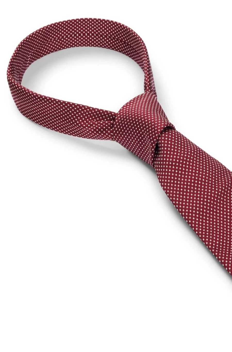 HUGO BOSS Men's Silk Jacquard Tie with All-Over Micro Pattern Design