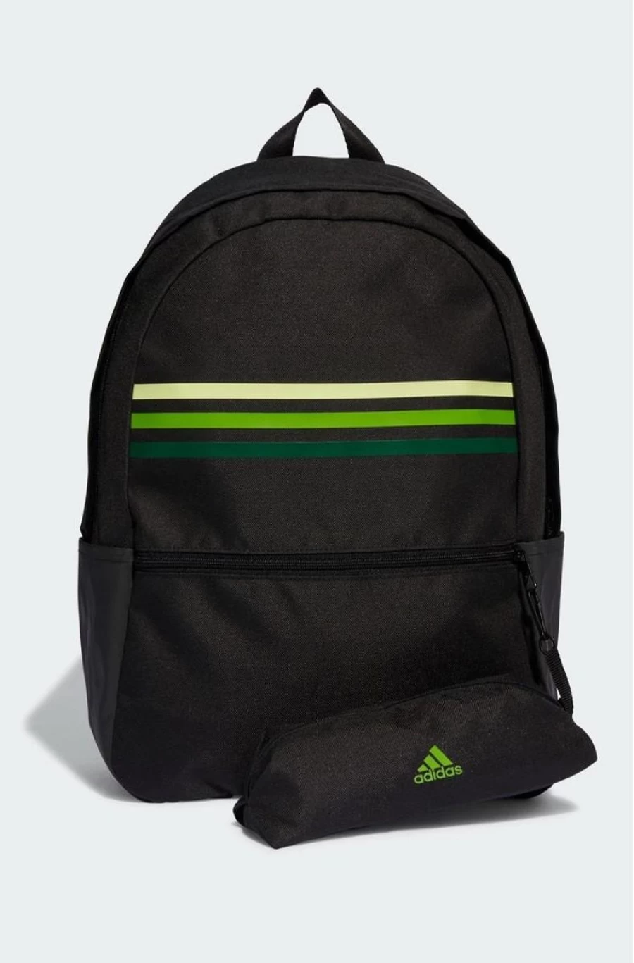 Adidas Girls Classic 3-Stripes Horizontal Backpack for School & Travel
