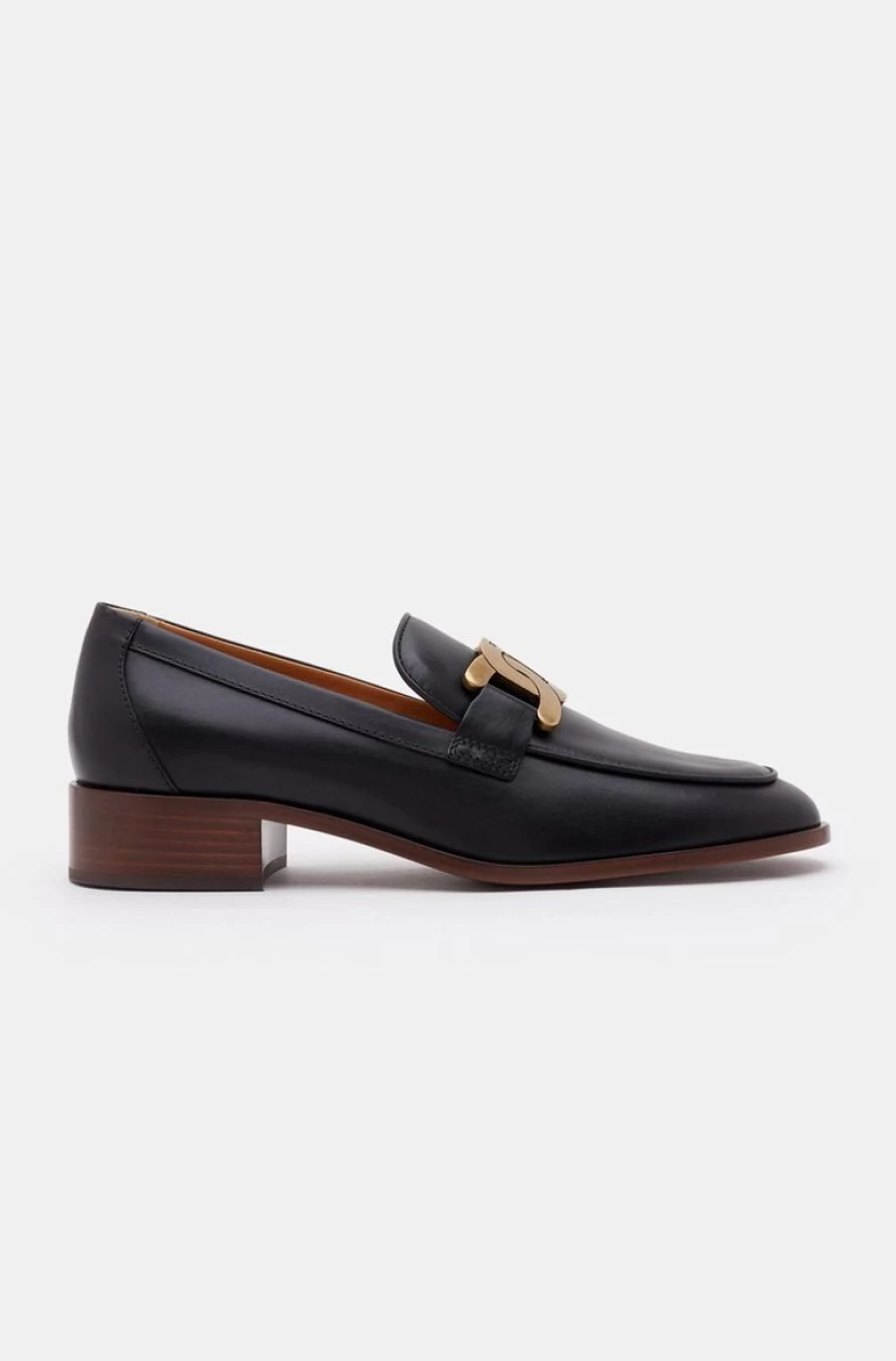 TOD'S Women's Black Leather Loafers – Classic Comfort & Style