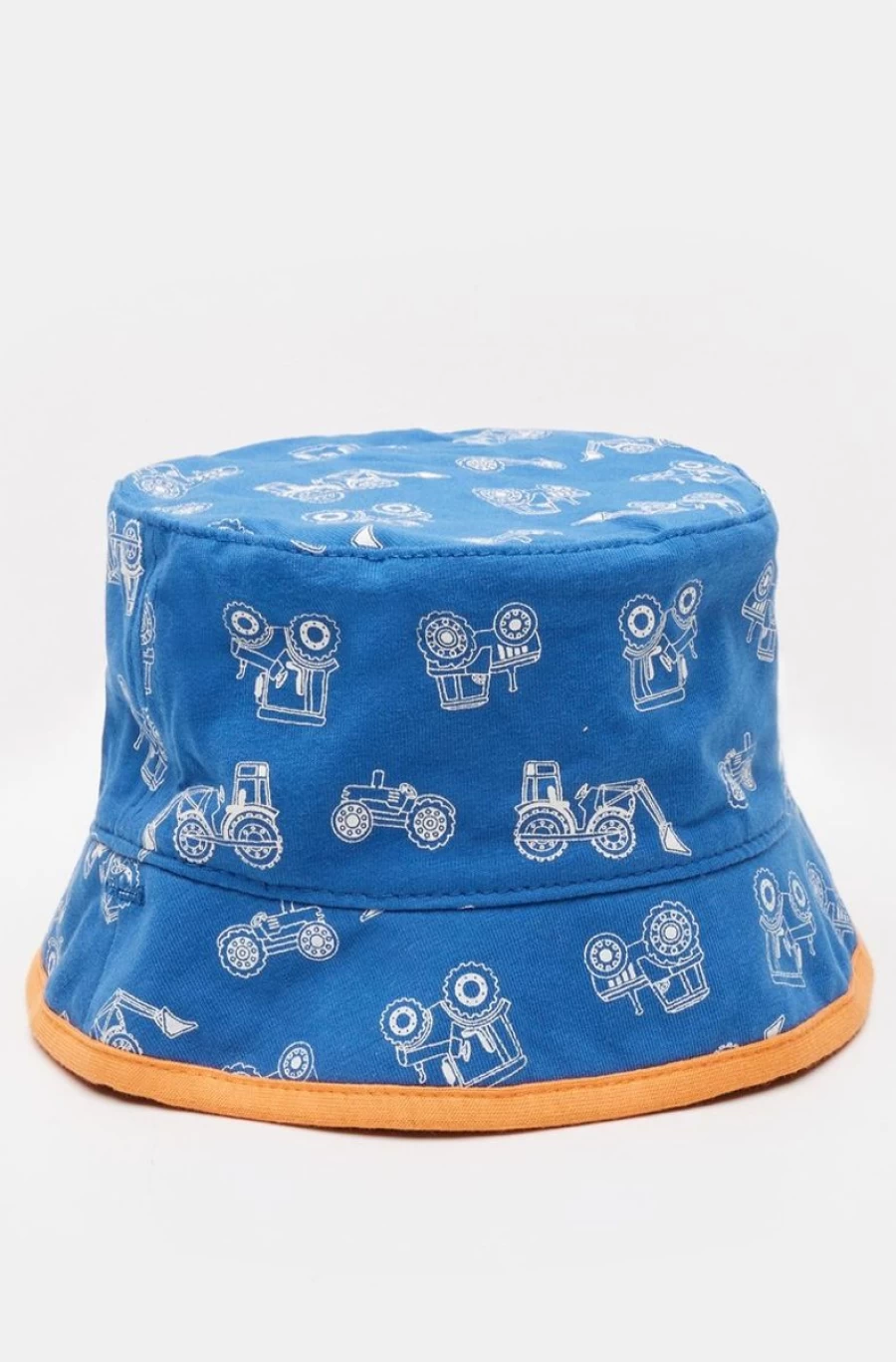 Benetton Boys' Reversible Bucket Hat with Adjustable Side Ties