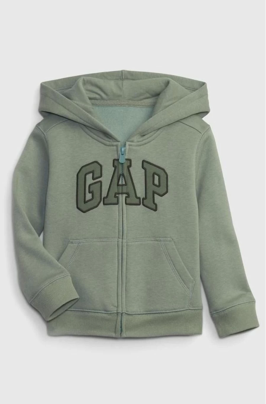 GAP Boys' Baby Logo Zip-Up Hoodie for Toddlers and Infants