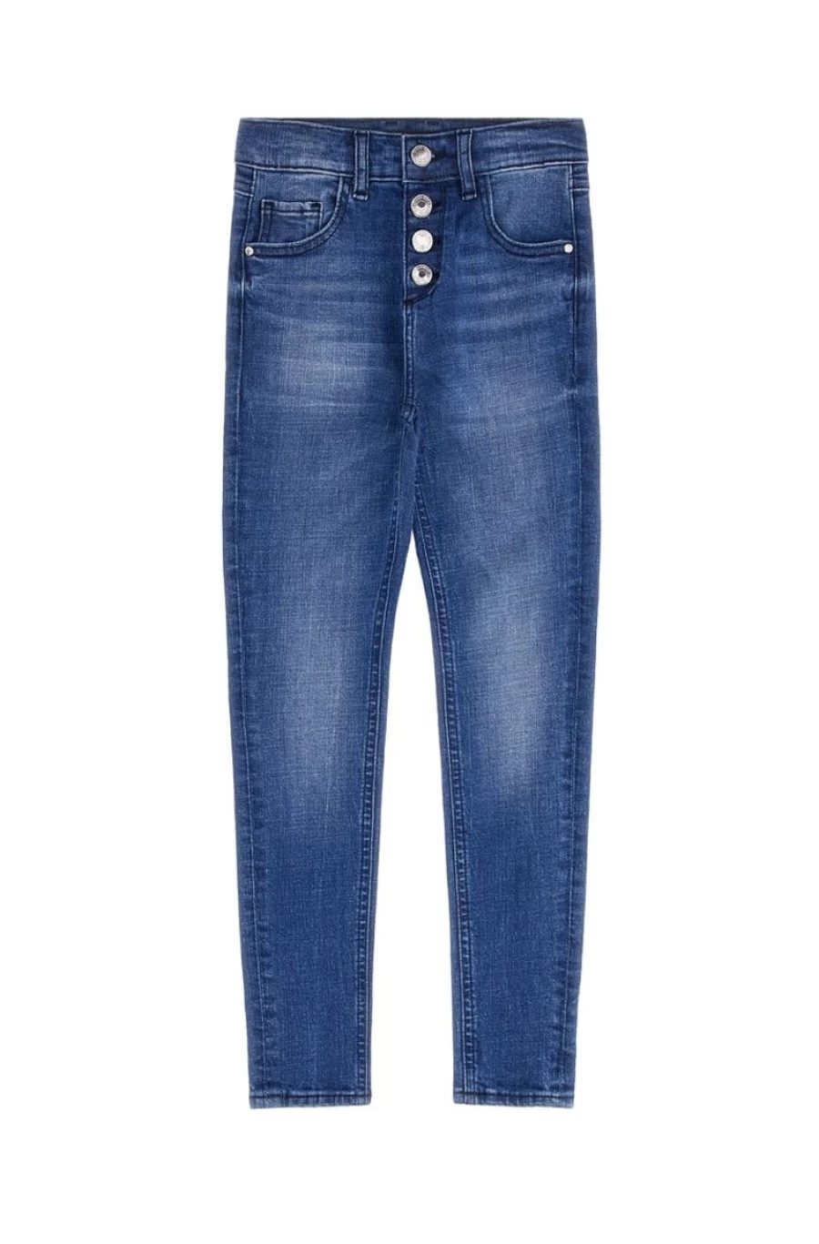 GUESS Girls' Denim Skinny Jeans for Women - Stretch Slim Fit High Waisted Skinny Pants