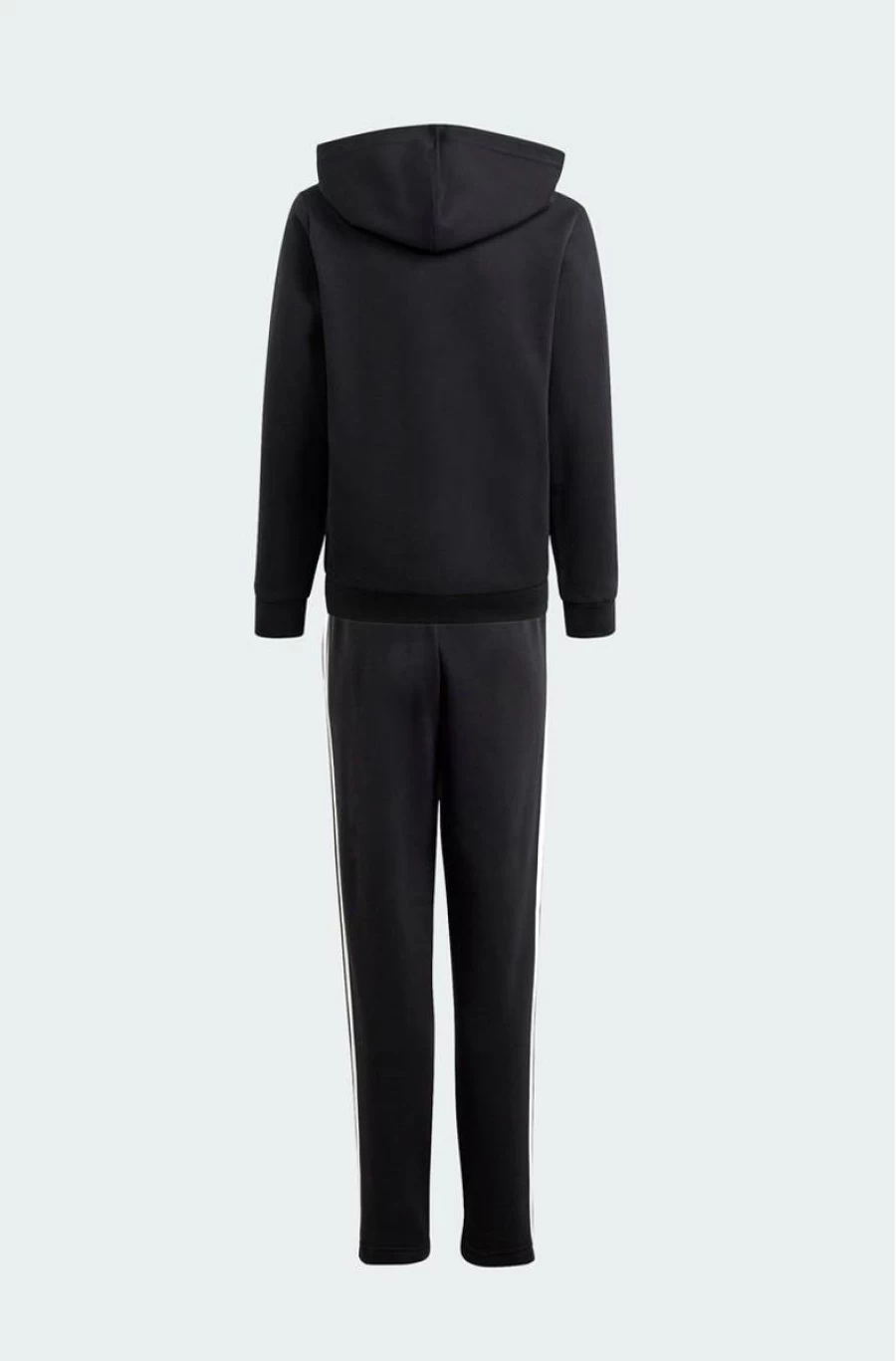 ADIDAS Boys Tiberio 3-Stripes Colorblock Fleece Tracksuit - Black Grey Kids Sportswear