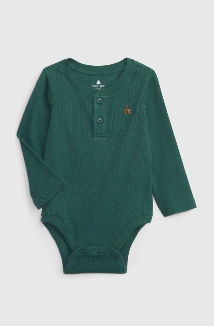GAP Boys Cotton Henley Bodysuit - Mix & Match Baby Outfit
