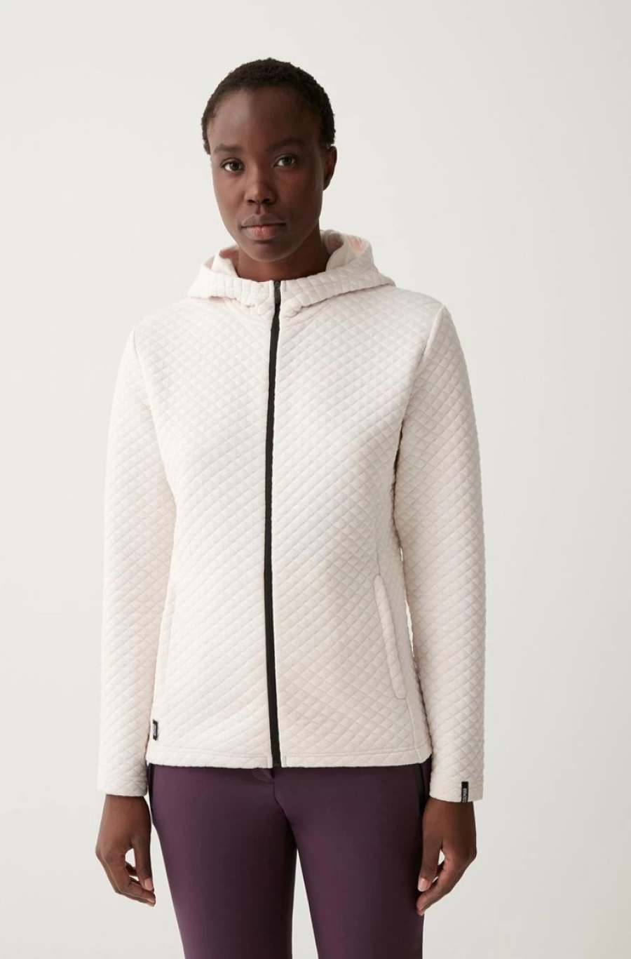 COLMAR Women's Full-Zip Thermal Hooded Sweatshirt for Winter Warmth