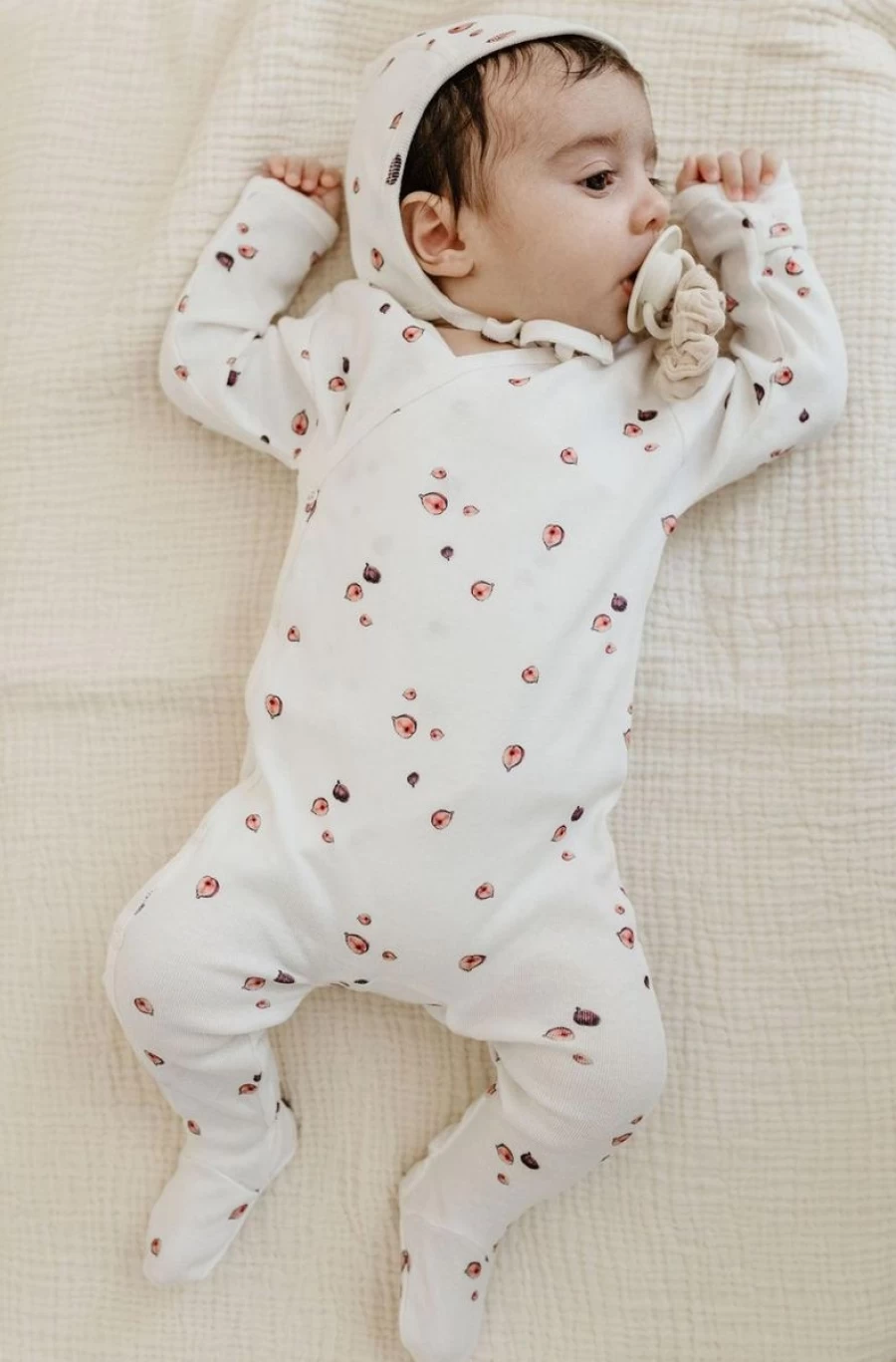 LUNILOU Organic Cotton Newborn Baby Boy Pyjamas - Soft & Comfortable Sleepwear