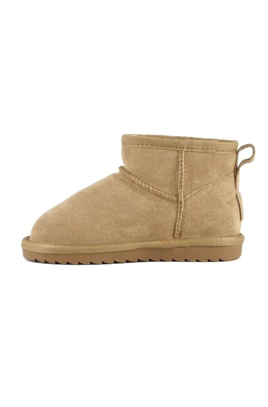 "COLORS OF CALIFORNIA Girls' Brown Suede Short Winter Boots"