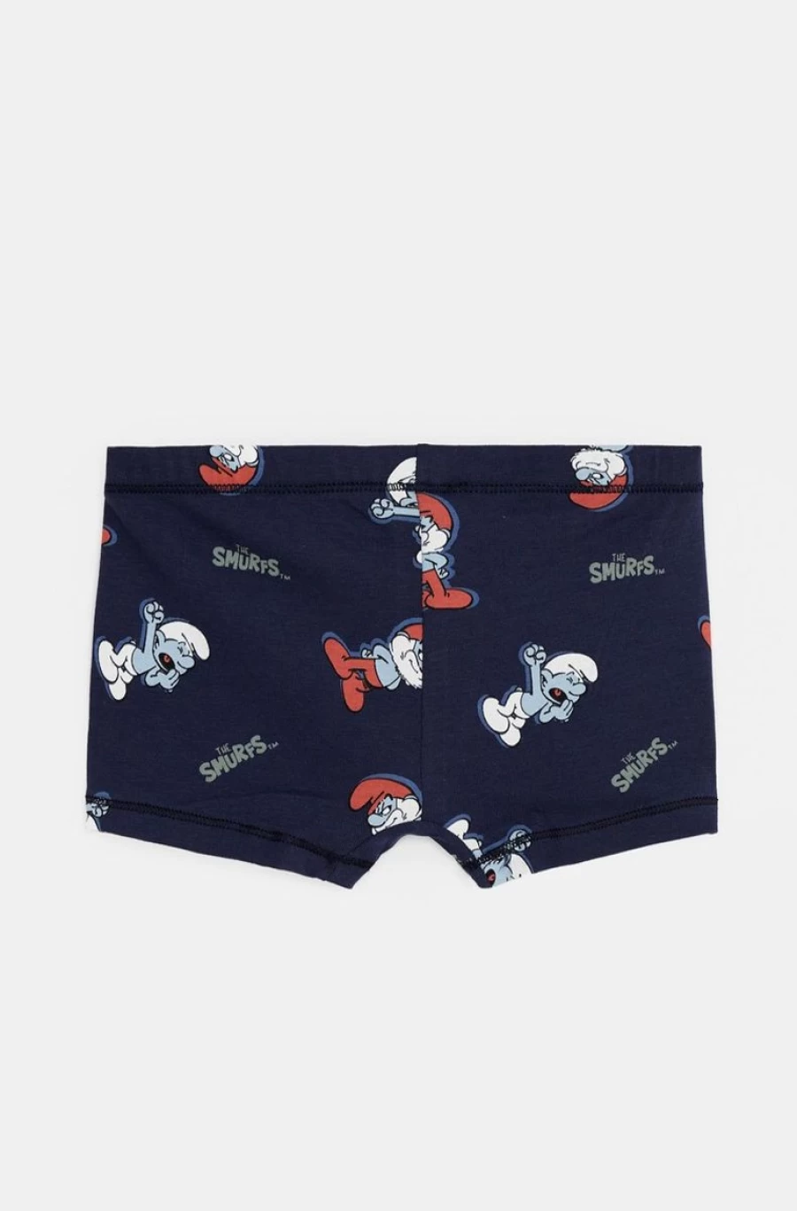 Benetton Boys' Smurfs Printed Stretch Cotton Boxers - Multi Color Underwear