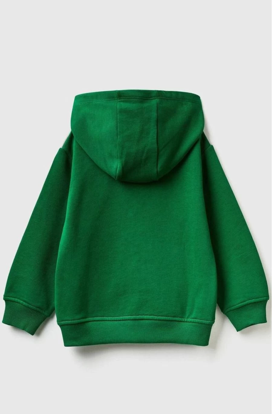 Benetton Boys' Hooded Logo Zip-Up Sweatshirt for Kids