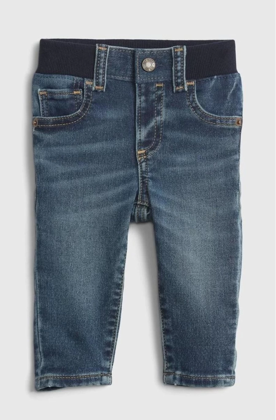 GAP Boys' Dark Wash Baby Jeans for Toddlers - Comfortable Denim Pants