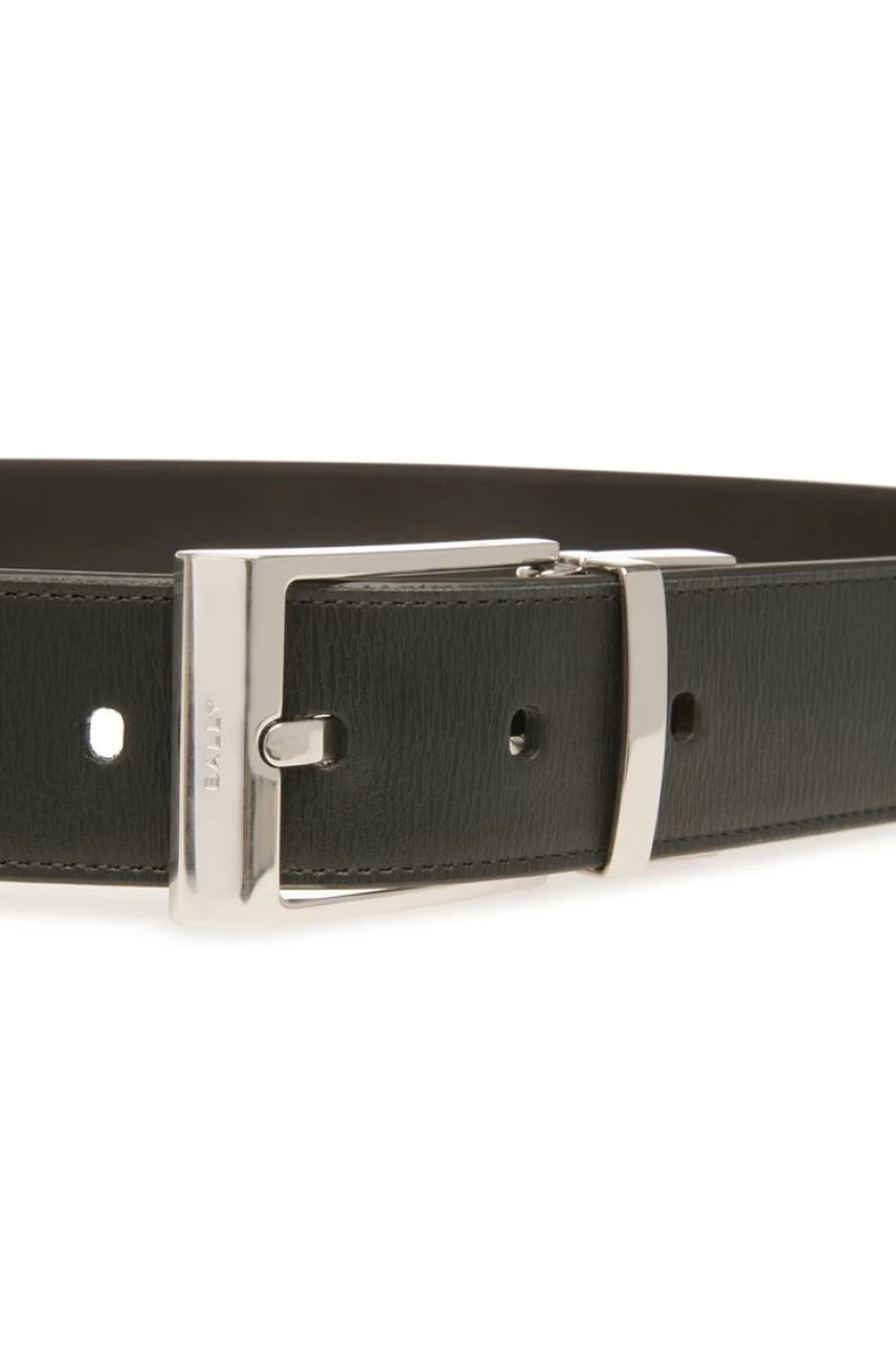 BALLY Men's Reversible Leather Belt - Double-Sided Designer Strap for Stylish Outfits