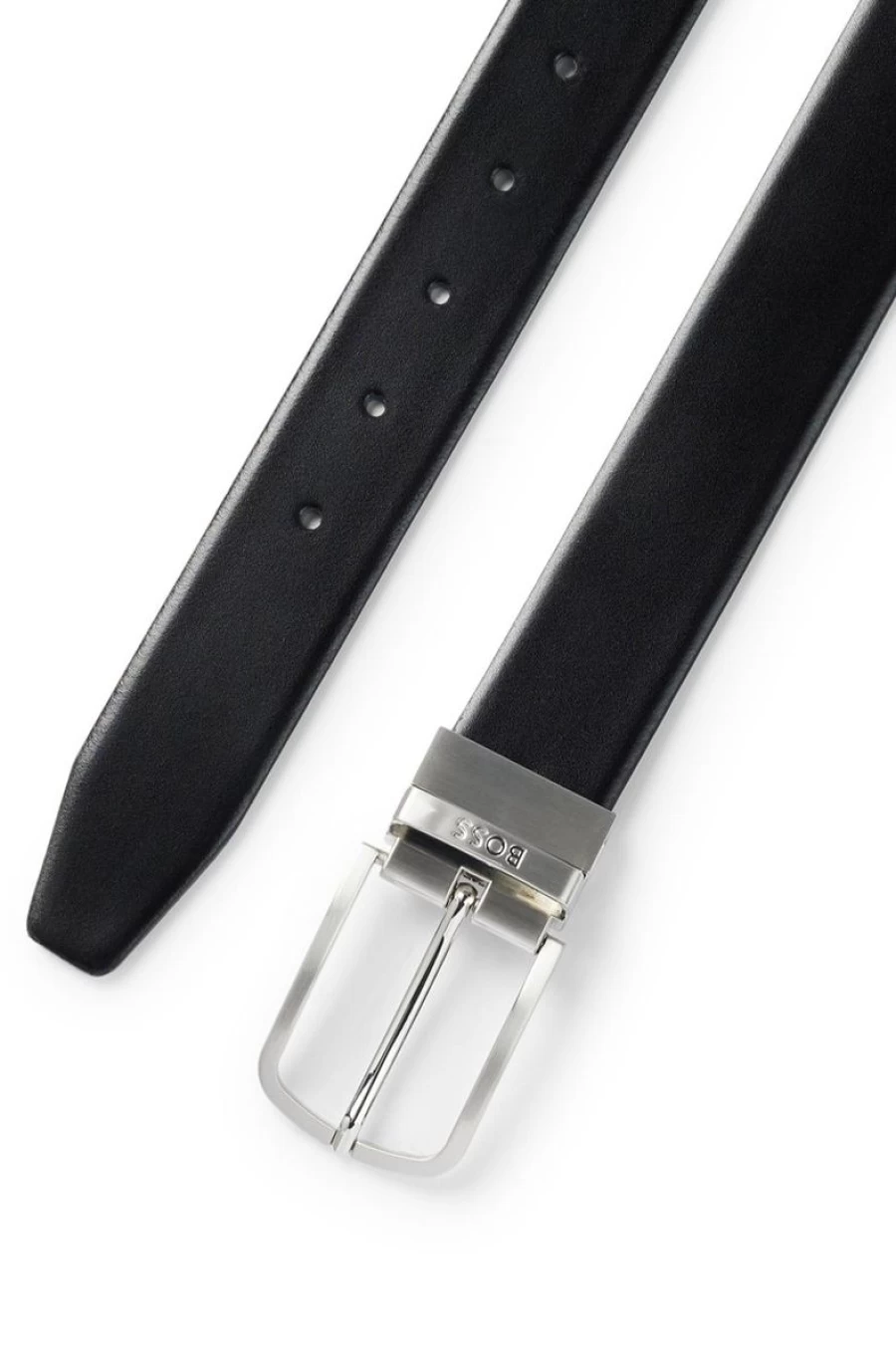 "HUGO BOSS Men's Reversible Italian Leather Belt"