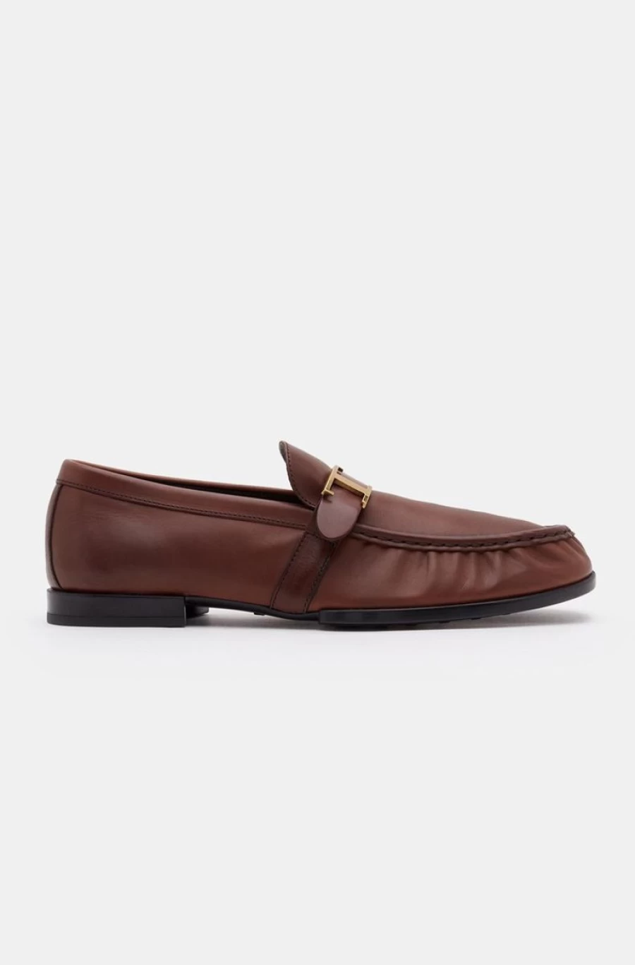 TOD'S Men's Brown Timeless Leather Loafers – Classic Comfort & Style
