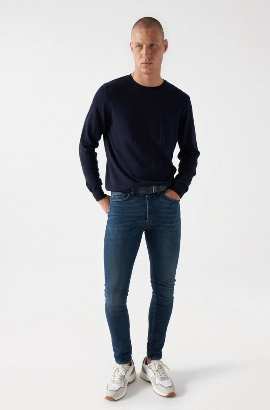 SALSA JEANS Men's Skinny Fit Stretch Denim Jeans for a Slim Modern Look