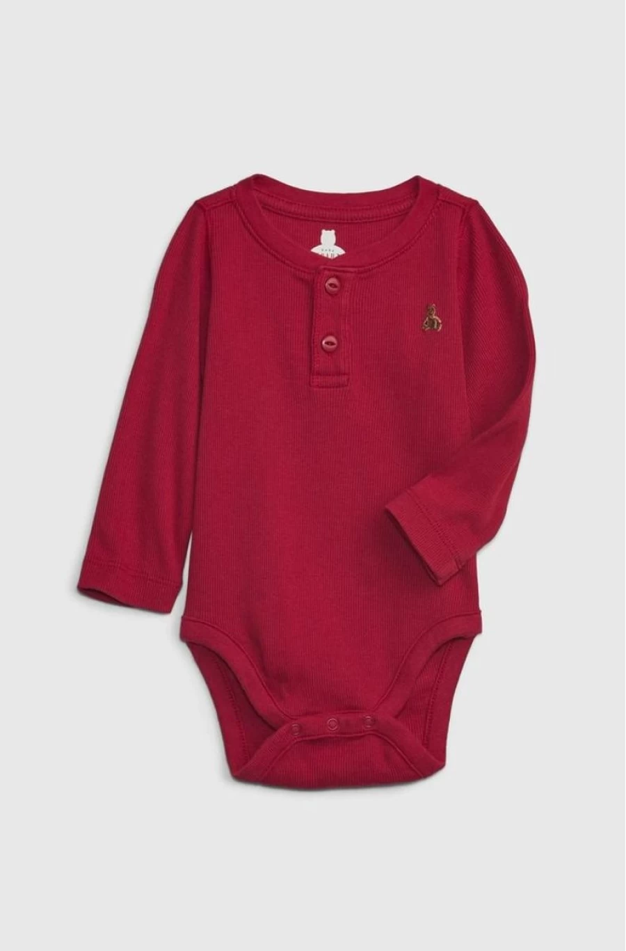 GAP Boys 100% Organic Cotton Henley Bodysuit - Mix & Match Styles