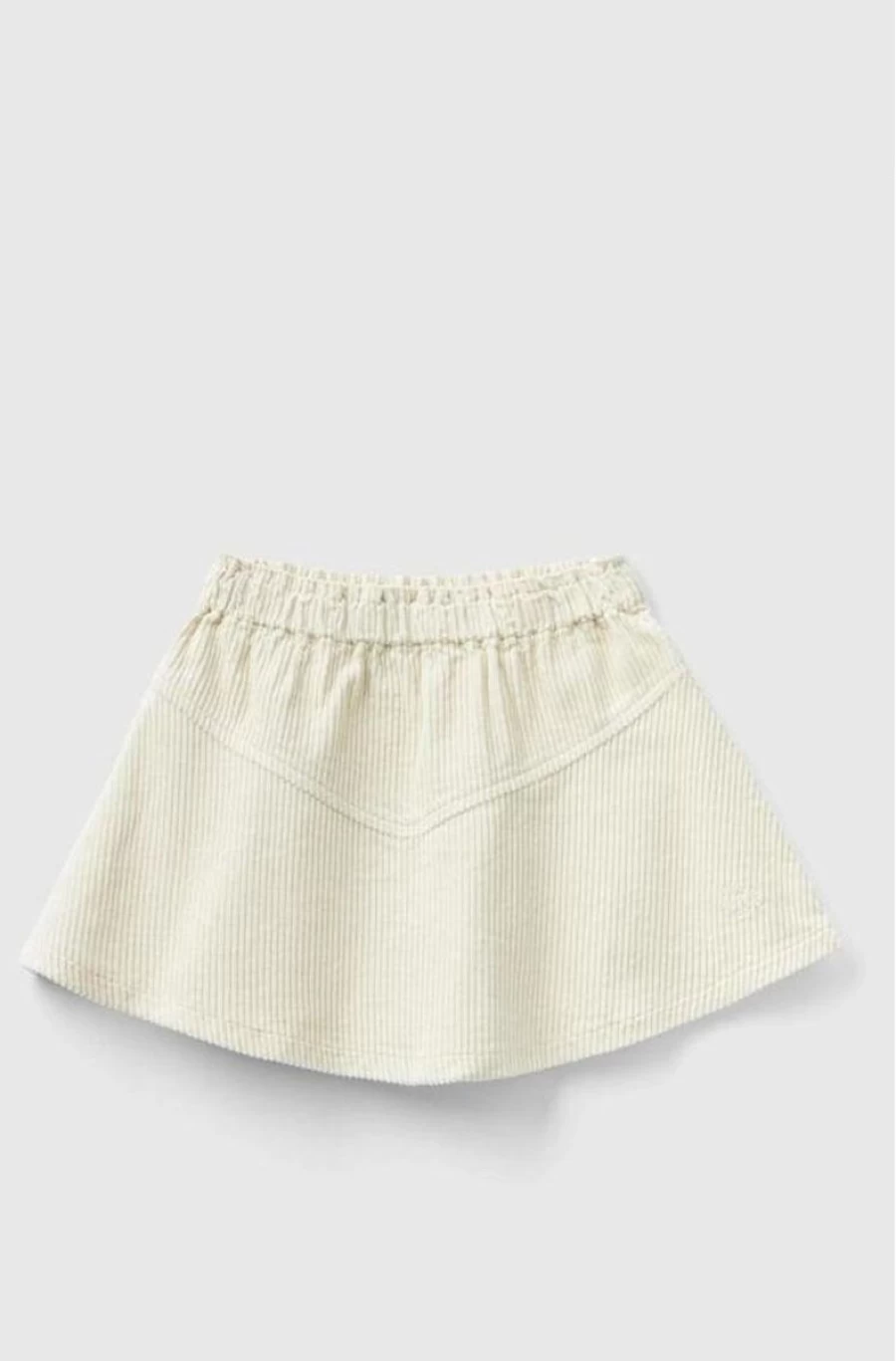 BENETTON Girls' Corduroy Mini Skirt for Kids - Stylish & Comfortable