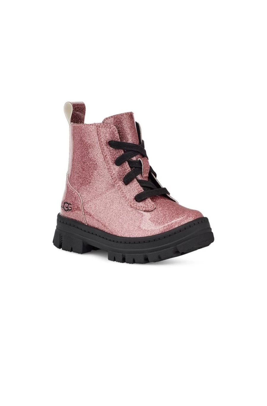 UGG Girls' Ashton Lace Up Glitter Booties | Sparkly Fashion Booties for Kids