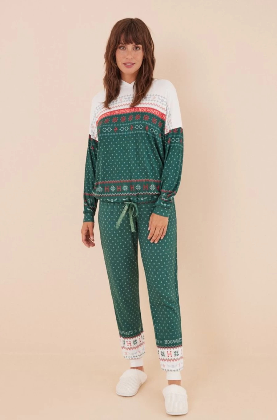 "WOMEN'SECRET Women's Harry Potter Fleece Hooded Pyjamas"