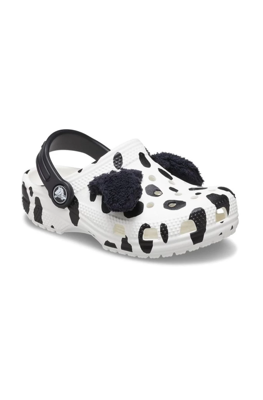 CROCS Boys Toddler Classic I Am Dalmatian Clog - Kids' Comfortable Slip-On Shoes