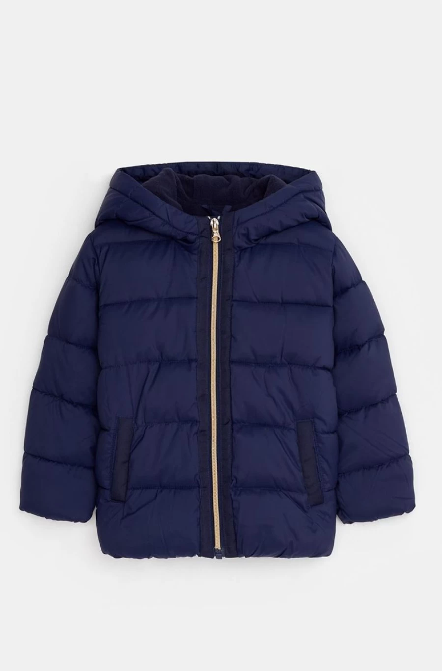 Benetton Girls' Black Padded Rain Defender Jacket - Waterproof & Warm Outerwear