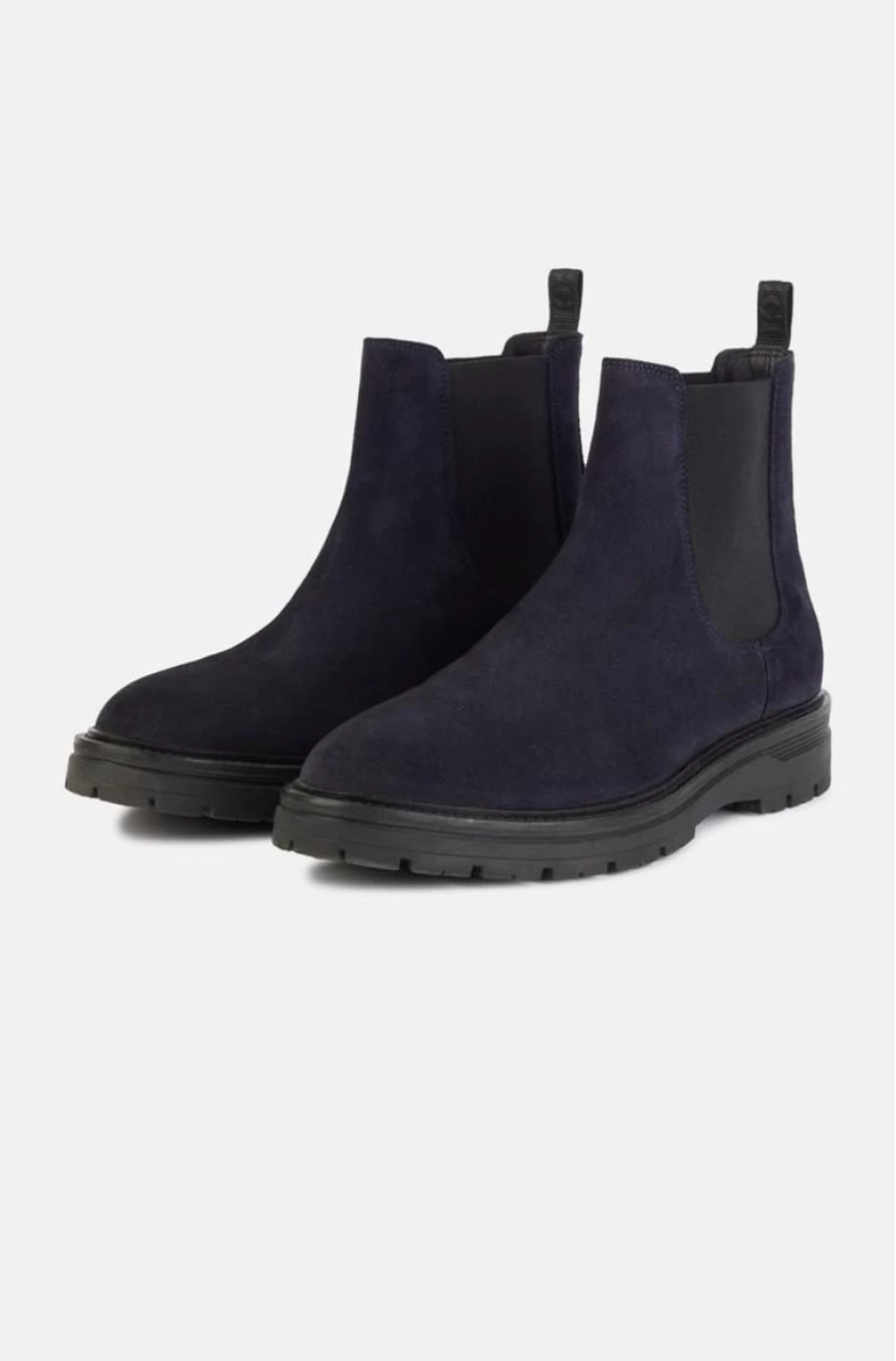BOGGI MILANO Men's Suede Leather Chelsea Boots - Stylish Ankle Boots for Men