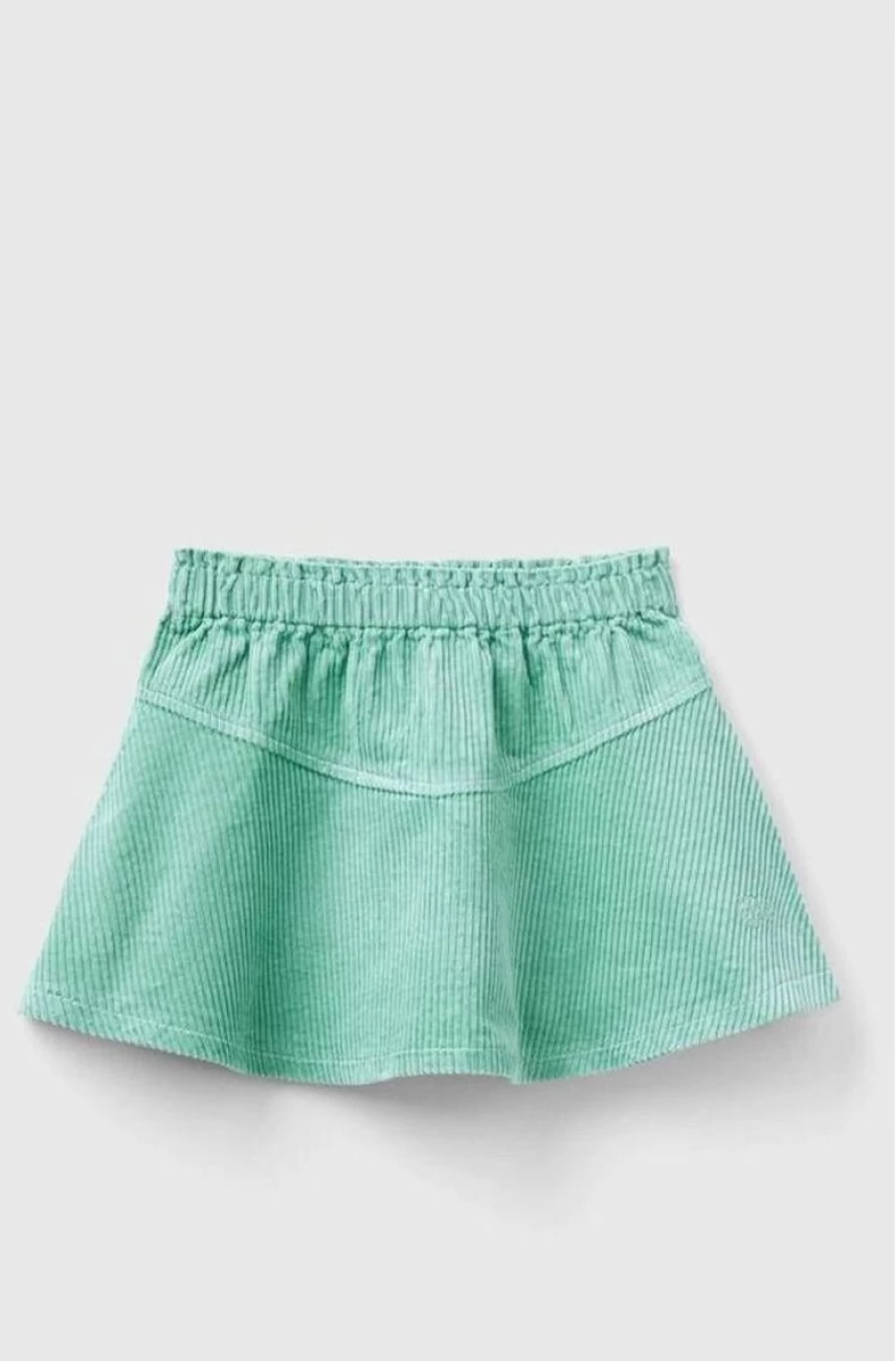 BENETTON Girls' Corduroy Mini Skirt - Stylish & Comfortable Outfit for Kids