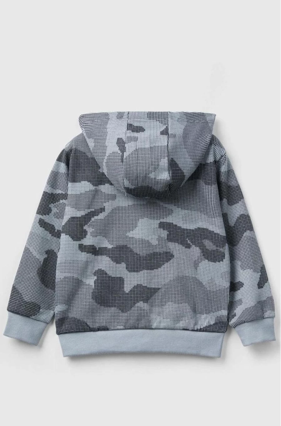 Benetton Boys Camouflage Sweatshirt - Trendy Kids Camo Hoodie