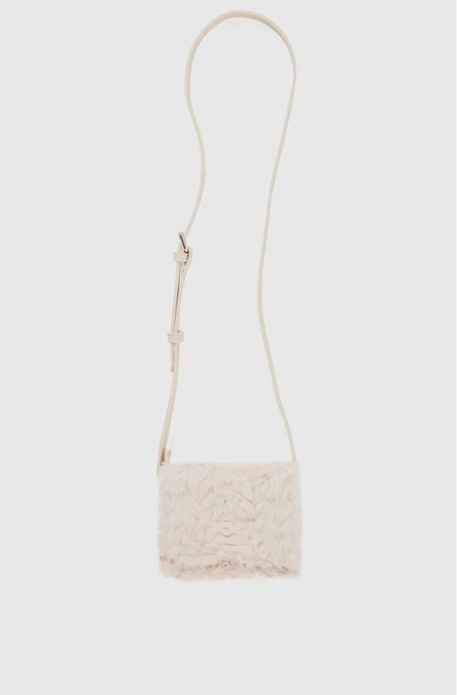 BENETTON Girls' Furry Mini Handbag - Cute & Stylish Shoulder Bag for Kids