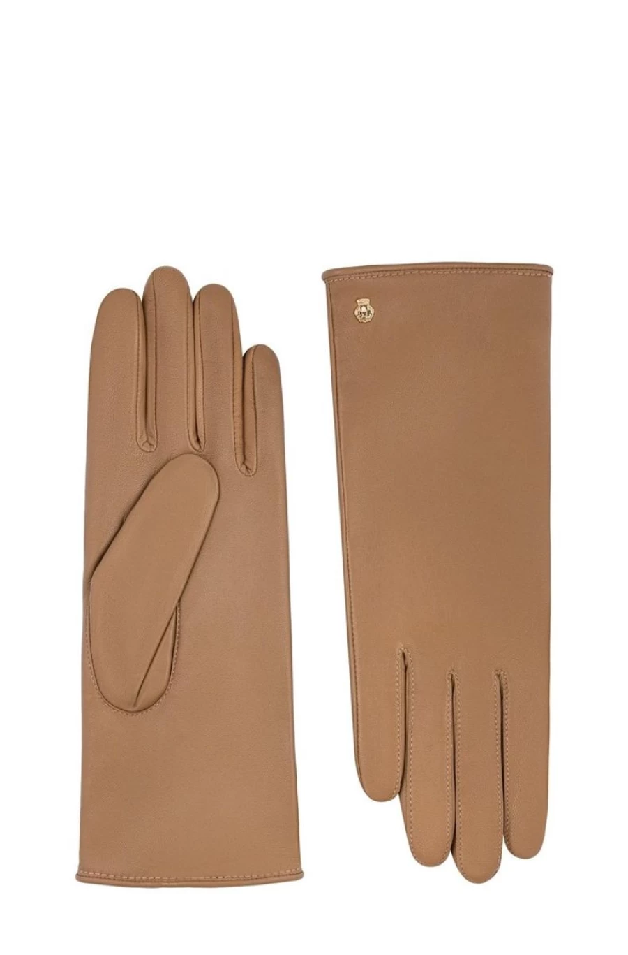 ROECKL Women's Beige Hamburg Leather Gloves – Premium Soft Touch Elegance