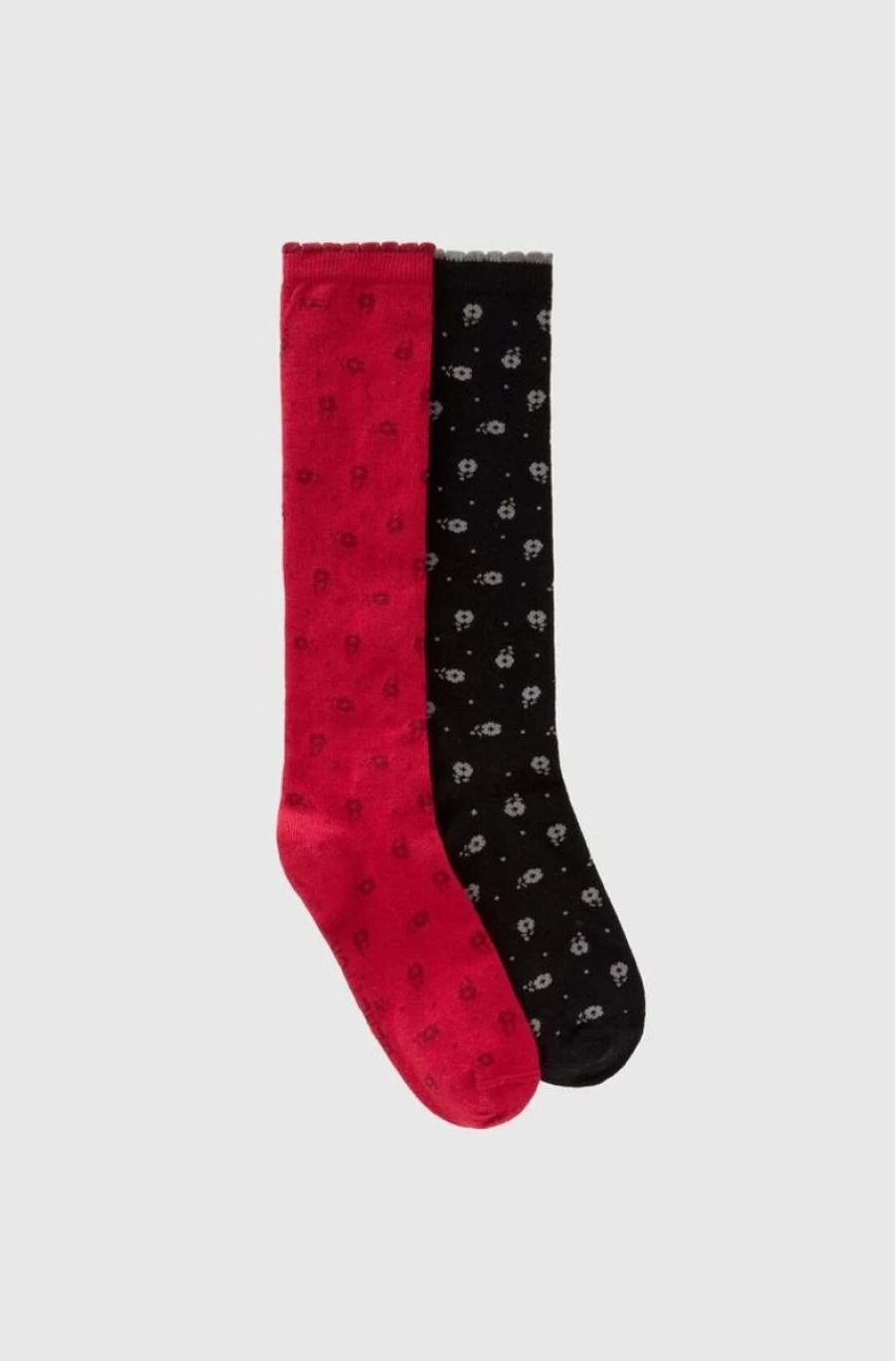 Benetton Boys' Jacquard Patterned Socks - 2 Pairs Pack