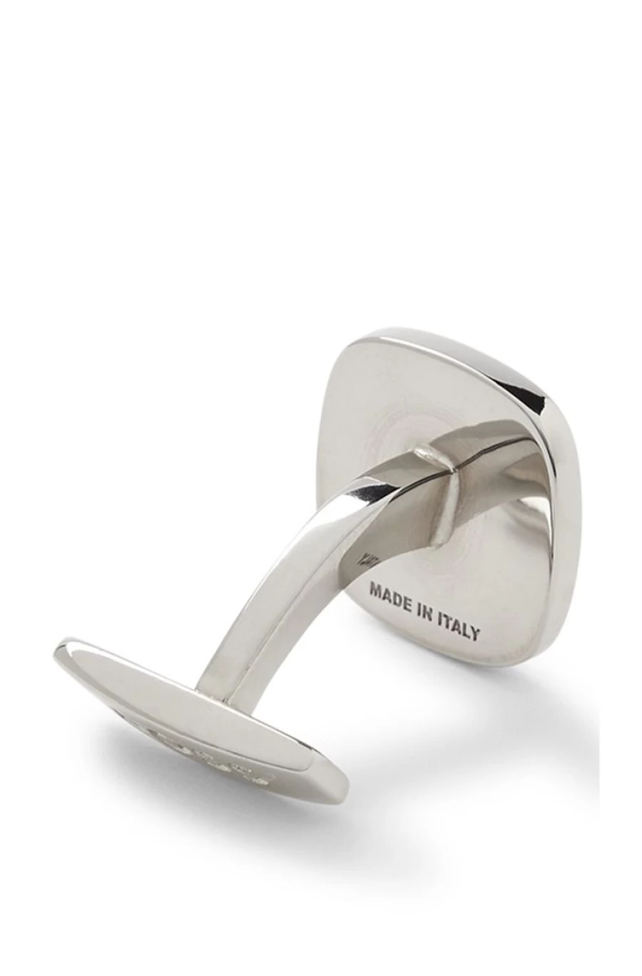 HUGO BOSS Men's Square Enamel Cufflinks with Custom Logo - Premium Dress Accessories
