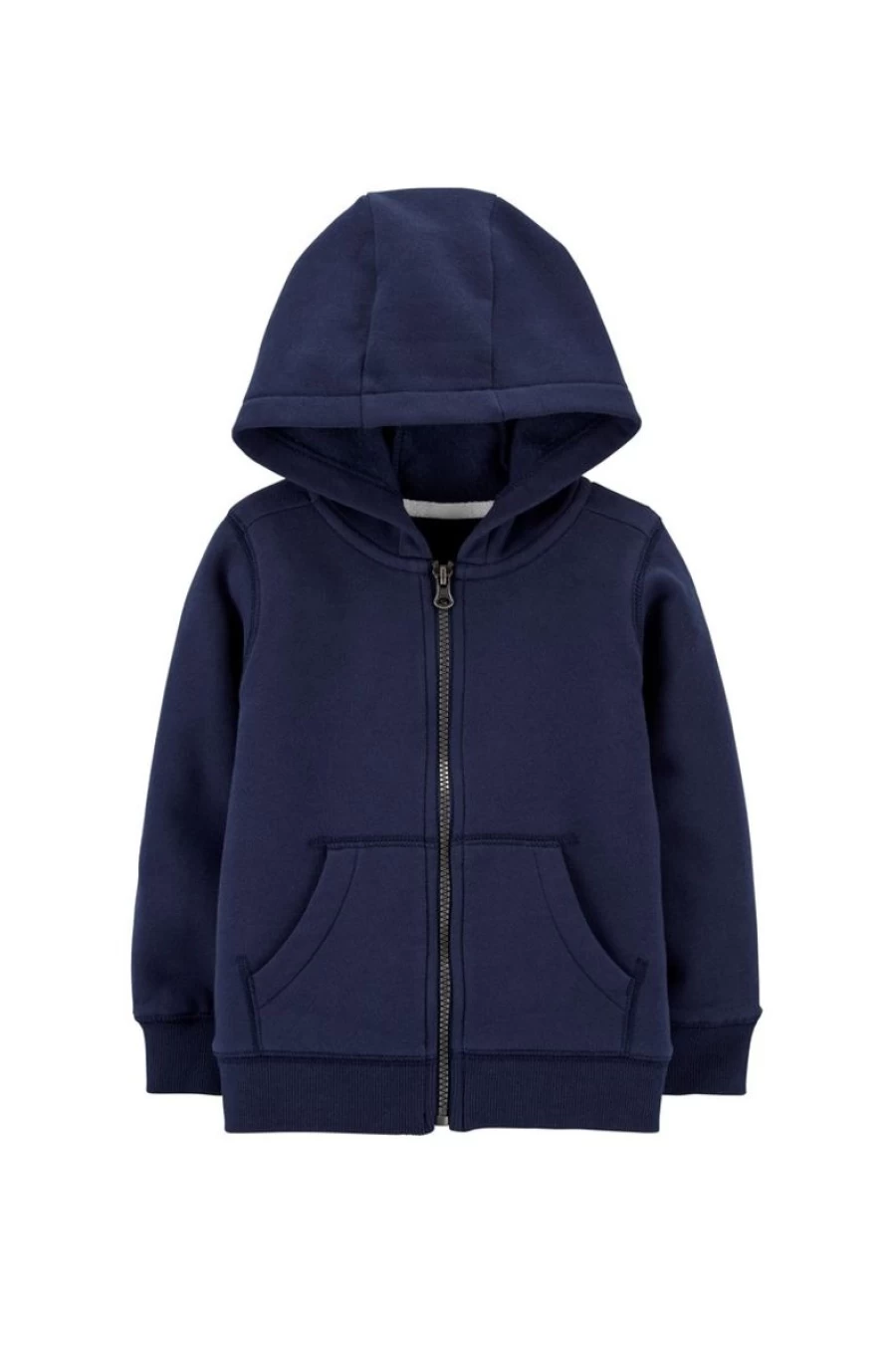 CARTER'S Boys Blue Zip-Up Fleece Hoodie for Kids - Cozy & Warm Pullover Jacket