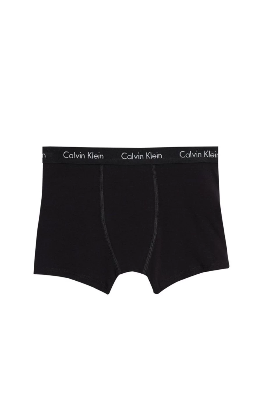 2 Pack CALVIN KLEIN Boys Trunks - Logomania Design in Black