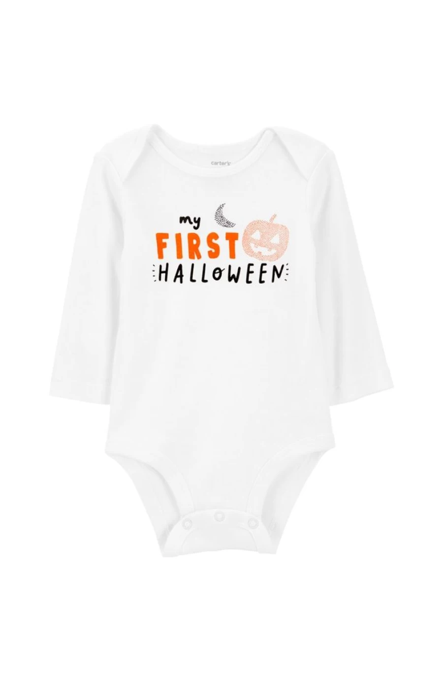 CARTER'S Boys Long-Sleeve Bodysuit - Comfortable Cotton One-Piece Outfit for Infants & Toddlers