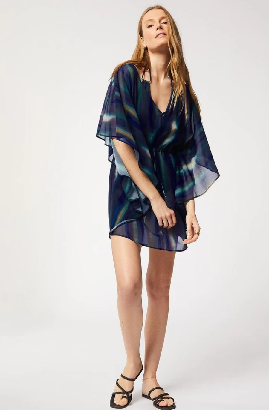 ETAM Women's Blue Baltic Beach Tunic - Stylish Summer Cover-Up