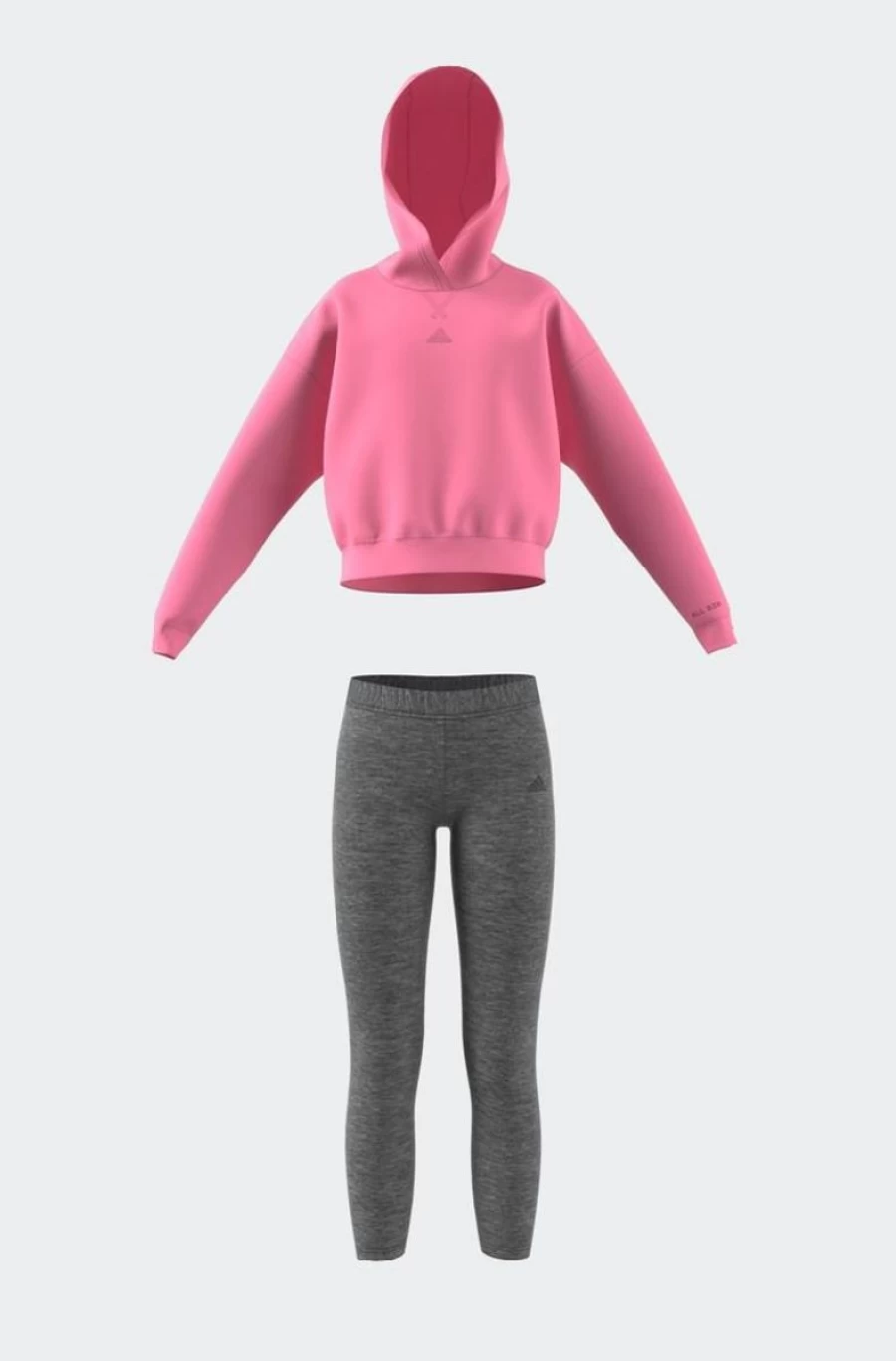 ADIDAS Girls' Hooded Fleece Track Suit in Multi-Color for Comfort & Style