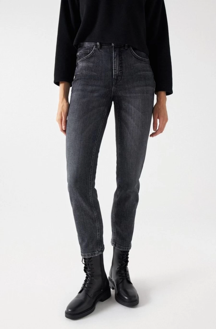"SALSA JEANS Women's Faith Push In High-Waisted Slimming Jeans"