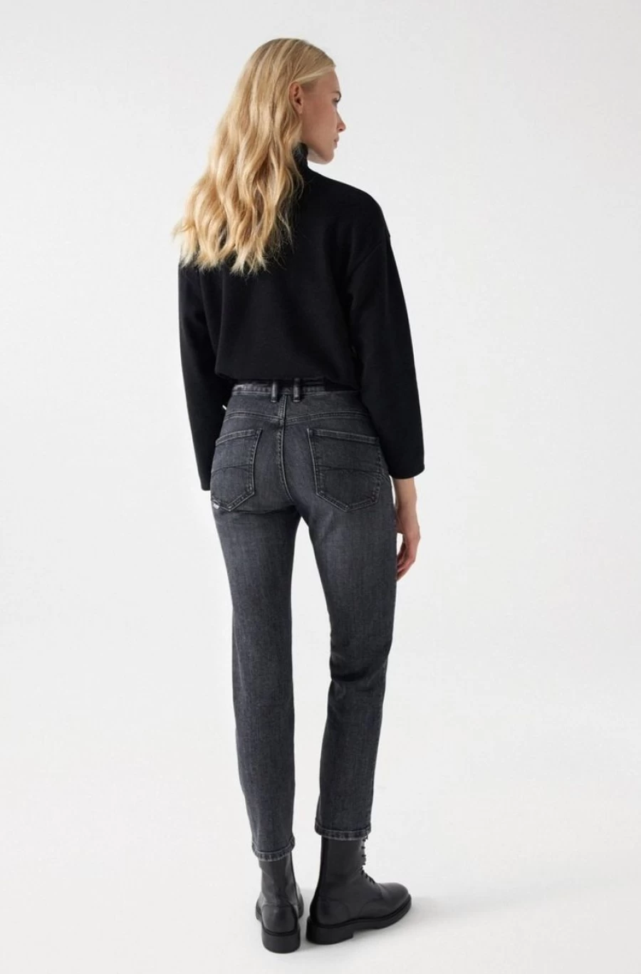 "SALSA JEANS Women's Faith Push In High-Waisted Slimming Jeans"