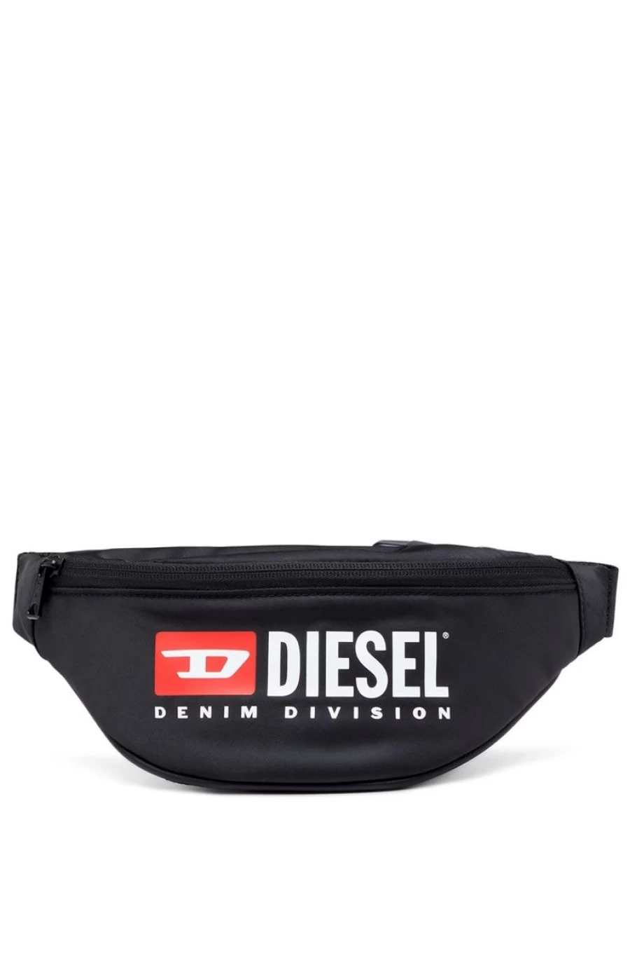 DIESEL Women's Logo-Embellished Technical Fabric Belt Bag for Stylish Hands-Free Carry