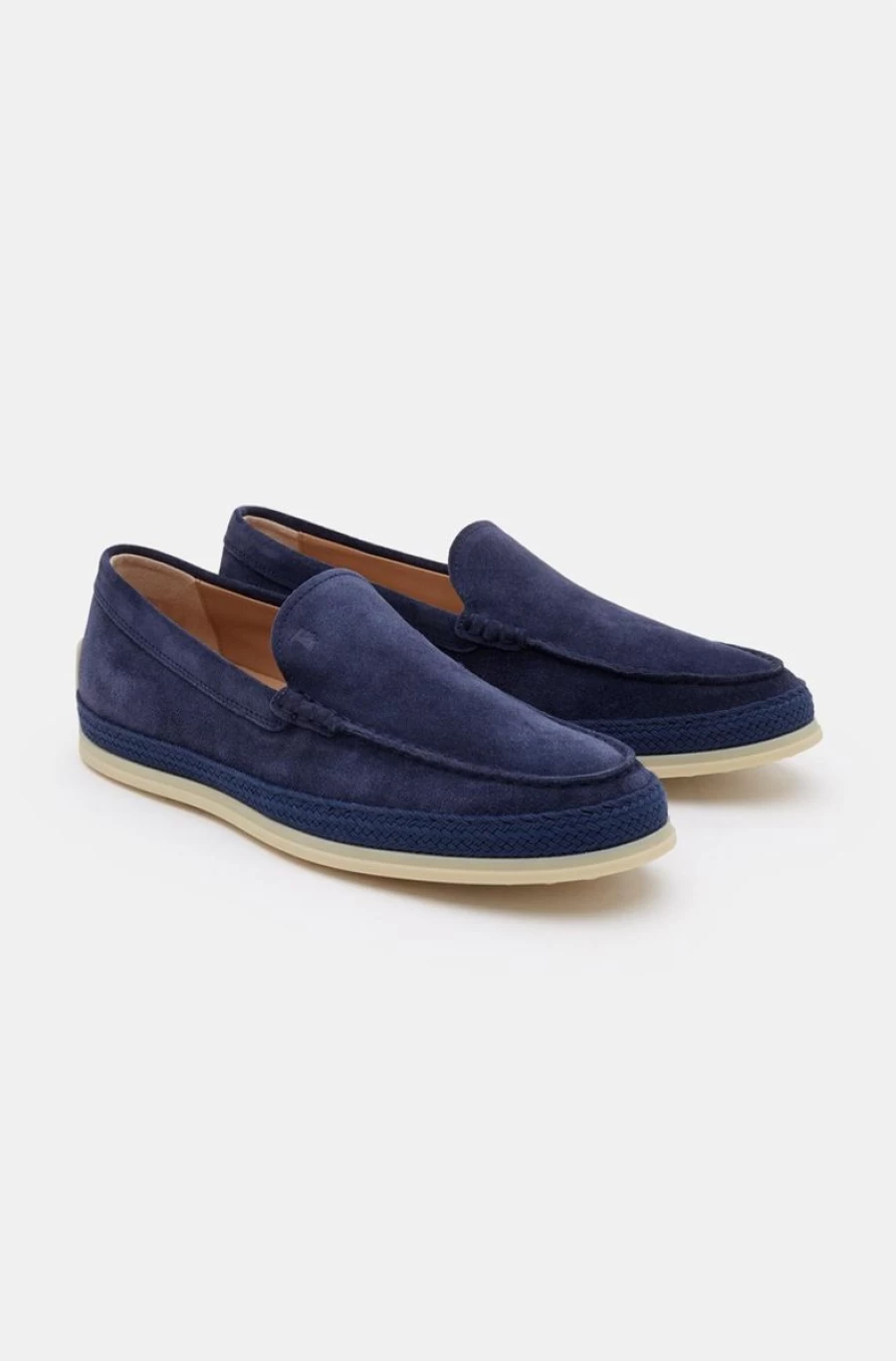 TOD'S Men's Blue Suede Loafers – Classic Comfort & Style