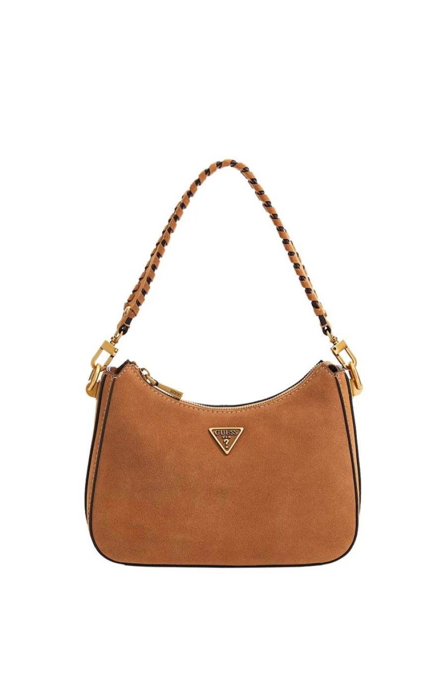 GUESS Women's Suede Mini Shoulder Bag - Kaoma Stylish Crossbody Purse for Ladies