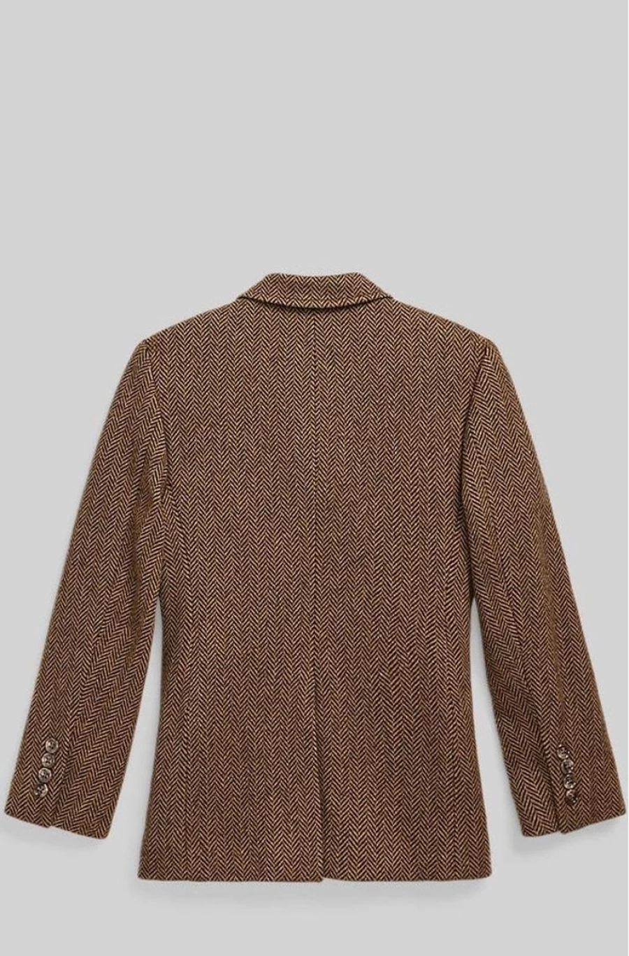 POLO RALPH LAUREN KIDS Boys' Wool-Blend Herringbone Sport Coat for Stylish Comfort