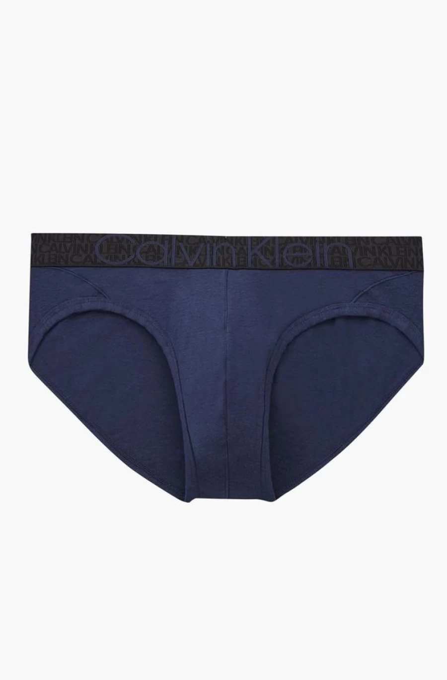 CALVIN KLEIN Men's Blue Cotton Stretch Briefs - Soft Comfortable Blend Underwear