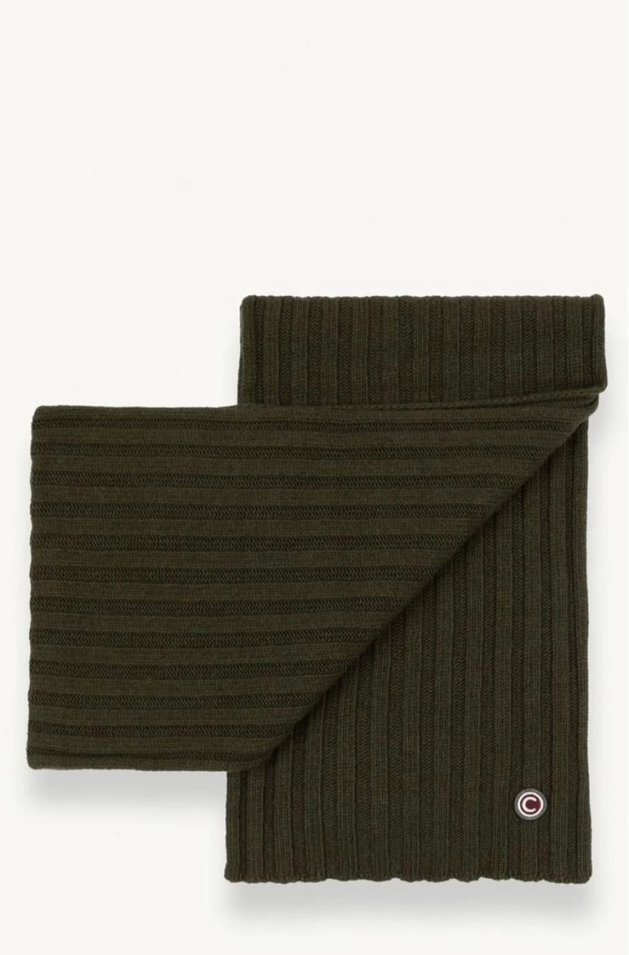 COLMAR Men's Ribbed Wool Blend Scarf - Warm Unisex Winter Accessory