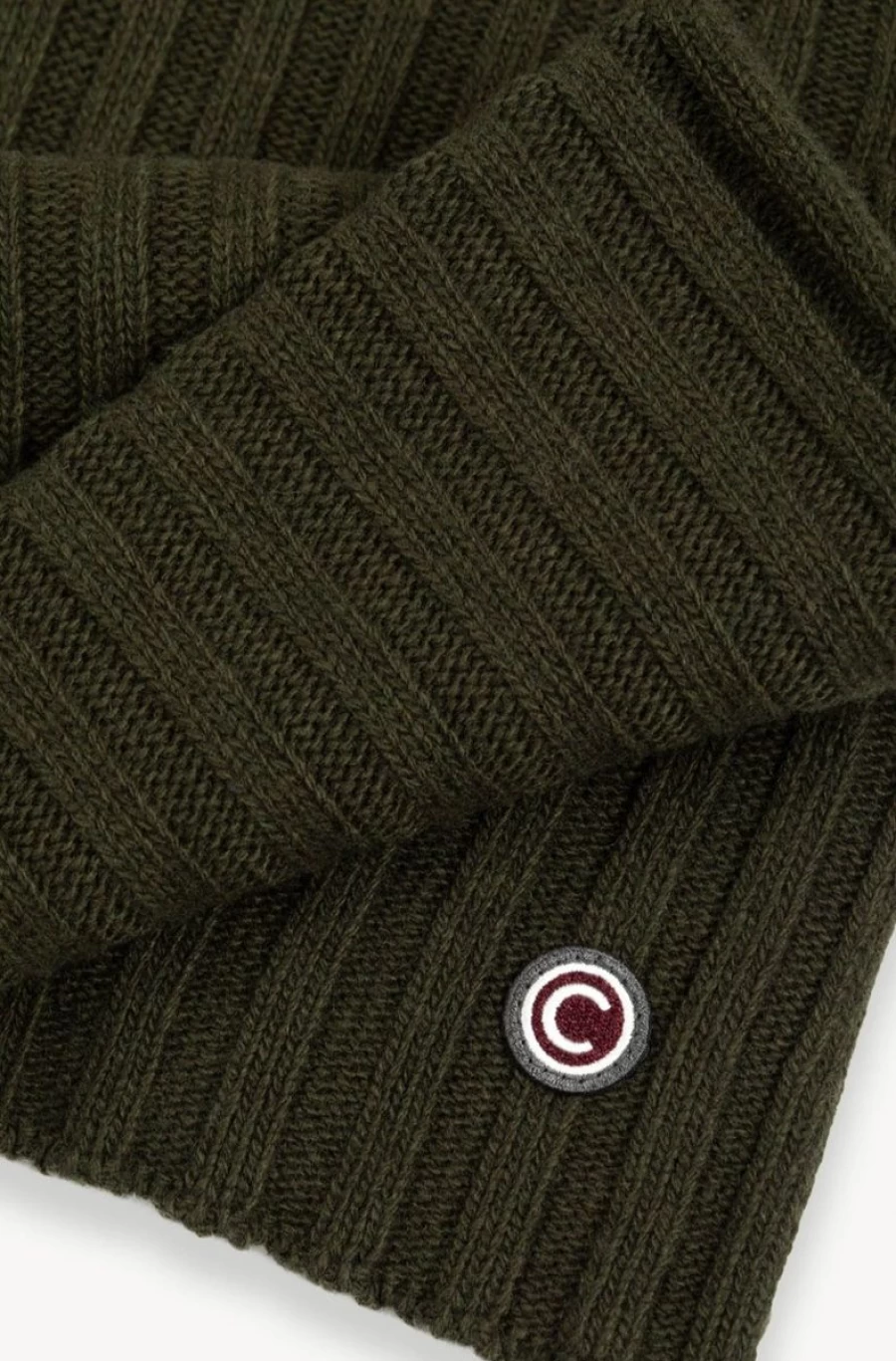 COLMAR Men's Ribbed Wool Blend Scarf - Warm Unisex Winter Accessory