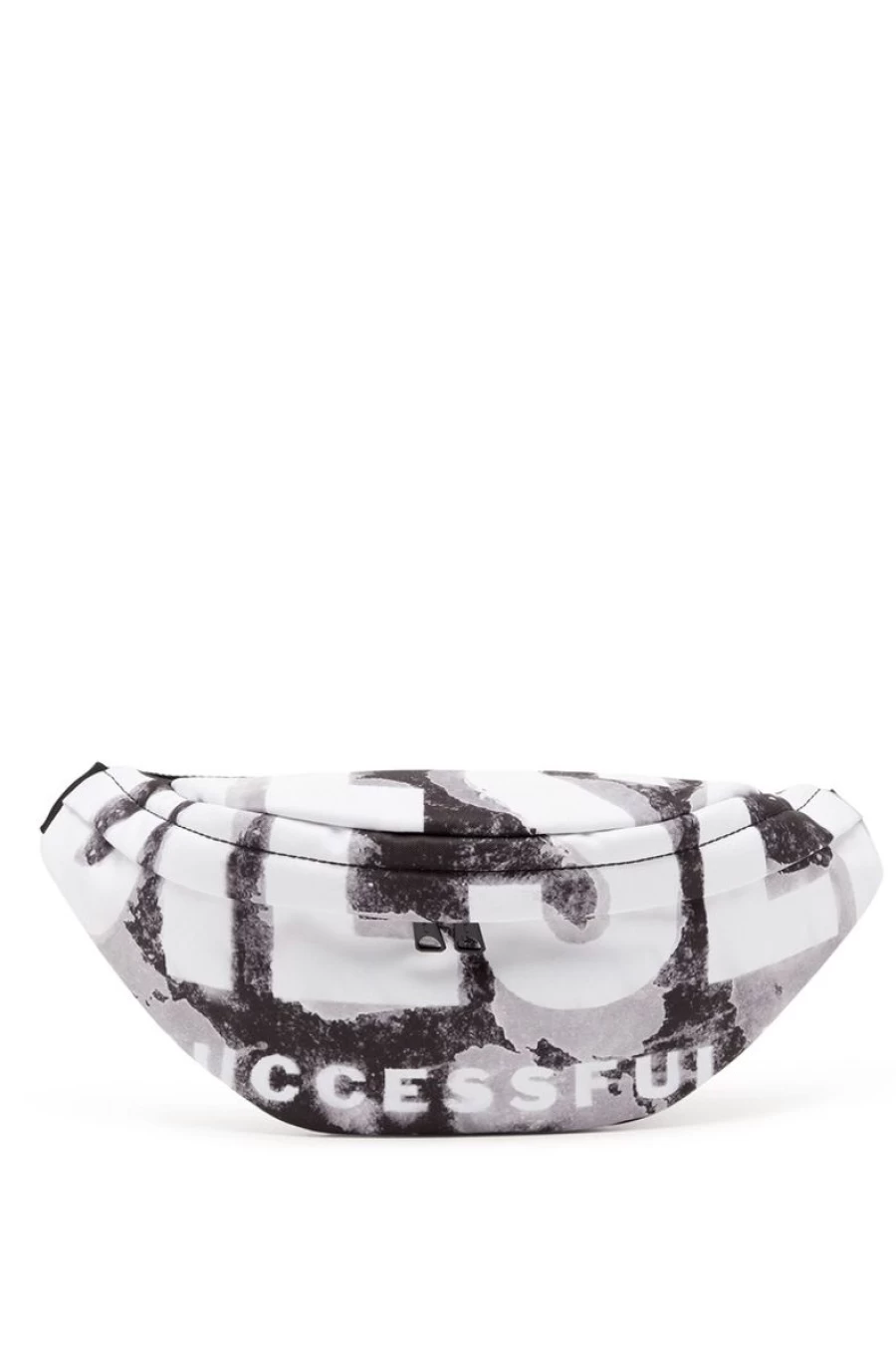 DIESEL Women's Logo-Printed Fabric Belt Bag for Stylish Hands-Free Wear